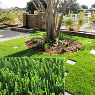 Pajsaġġ Grass artifiċjali Tajjeb Ilbes-reżistenza Bil Bright Green Komdu Għall-Ħajja