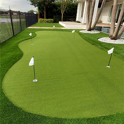 Turf Artifiċjali abjad għall-korsijiet tal-golf